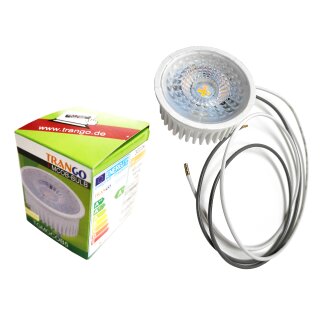 LED Modul Ultra flach inkl. 50cm Kabel 3000K warmweiß 5 Watt zum Austausch GU10 & MR16 Leuchtmittel