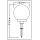 Gartenkugel weiß 200mm