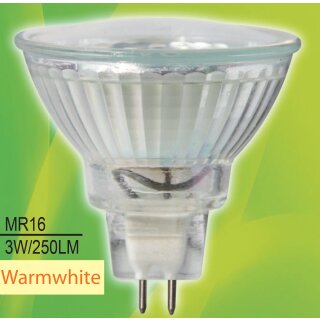 LED Leuchtmittel Leuchtmittel MR16 12 Volt 3000K warmweiß dimmbar