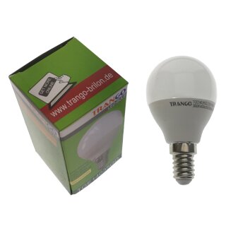 5 Watt LED Leuchtmittel Kugel Globe 3000k in 3 Stufen dimmbar
