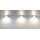3er Set LED-Unterbauleuchte 4,8 Watt LED Modul 3000K warmweiß