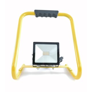 Baustrahler mit Gestell & Fluter 20 Watt warm-weiß