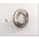 IP65 Einbaustrahler Nickel matt rund Edelstahl