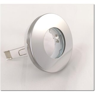 IP65 Einbaustrahler Chrom rund