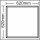 40 Watt 3200 Lumen LED Panel 620x620 mm warm-weiß 3000K