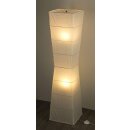 Reispapierlampe "Lady" weiß