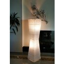 Reispapierlampe "Lady" weiß