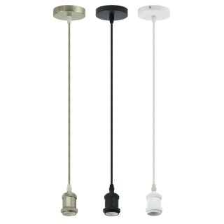 Lampenhalterung Pendelleuchte *JACOB* Fassung E27 modern