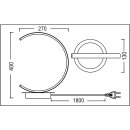 LED Tischleuchte *MOONLIGHT* mit Touch- und Dimmfunktion
