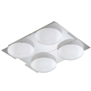 Briloner Leuchten LED Deckenleuchte Modul 20 Watt 1600lm Glas