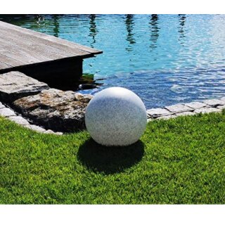 25cm Ø Gartenkugel in Naturstein-Optik