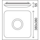 LED Deckenleuchte inkl. Bluetooth Lautsprecher & RGB...