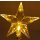 AKTION: 24 LED Weihnachtskerzen mit Stecksystem für den Innenbereich gelb-orange + Sternspitze orange