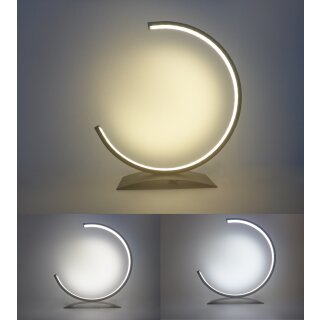 LED Tischlampe Anthrazit *MOONLIGHT* Lichtfarbe steuer- und dimmbar