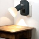 Steckerlicht mit Glasschirm & 5 Watt LED Leuchtmittel