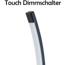Stehlampe mit LED Modul *WAVE* 14 Watt stufenlos dimmbar anthrazit