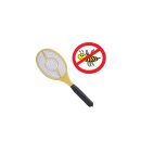 3er Pack Elektrische Fliegenklatsche gelb/orange mit Schutzgitter