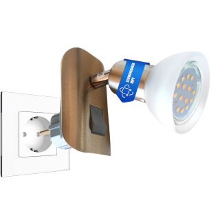 LED Leseleuchte mit Schalter inkl. Leuchtmittel