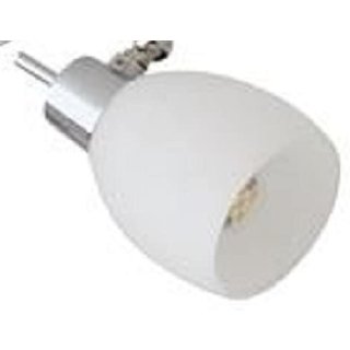 LED Deckenstrahler *ISLA* 4-flammig mit Glaslampenschirm in Chrom-Opt,  36,99 € | Deckenstrahler