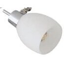 LED Deckenstrahler *ISLA* 4-flammig mit Glaslampenschirm in Chrom-Optik, Deckenspots inkl. 3.5 Watt G9