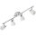 LED Deckenstrahler *ISLA* 4-flammig mit Glaslampenschirm in Chrom-Optik, Deckenspots inkl. 3.5 Watt G9