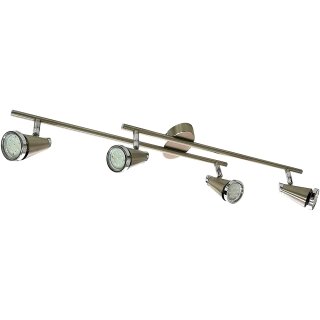 LED Deckenleuchte dimmbar in 3 Stufen nickel matt modern & chic