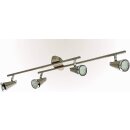 LED Deckenleuchte dimmbar in 3 Stufen nickel matt modern & chic