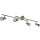 LED Deckenleuchte dimmbar in 3 Stufen nickel matt modern & chic