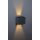 IP44 Up & Down Wandstrahler *FLEX* anthrazit matt Abstrahlwinkel manuell einstellbar inkl. 1x 3.5 Watt G9