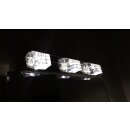 LED Design Spiegelleuchte Acrylglas Gravur"Apfel" 3x1 Watt