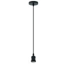 Lampenhalterung *JACOB* schwarz inkl. E27 LED...