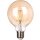 Lampenhalterung *JACOB* weiß inkl. E27 LED Leuchtmittel Vintage GOLD