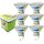 Deckenlampe Nickel matt inkl. 3 Watt LED Leuchtmittel
