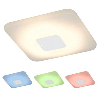 LED Deckenleuchte 20 Watt 3000K dimmbar mit integrierter Farbwechsel Ambiente-Beleuchtung