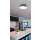 Deckenleuchte mit Sternenhimmel Stoff *GRAU* 2x E27 Fassung 380mm