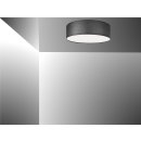 Lampe mit Stoffschirm Durchmesser 500mm *SCHWARZ* 3x E27 Fassung