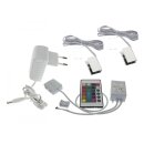 Glaskantenbeleuchtung Set mit 2 Clips