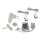 Glaskantenbeleuchtung Set mit 2 Clips