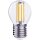 Retro Pendelleuchte mit E27 Fassung Schirm weiß gold inkl. 4 Watt LED Leuchtmittel