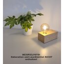 Tischleuchte *WOODY* Retro Optik Holz Natur