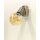 LED Steckerleuchte *ANNA* nickel matt mit 4 Watt GOLD Leuchtmittel 2500K