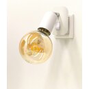 LED Steckerleuchte *ANNA* weiß mit 4 Watt GOLD Leuchtmittel 2500K