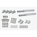 BK4 Set Plug & Play Balkonkraftwerk inkl. 800-Watt Micro-Wechselrichter, 2x 400Wp Solarmodul, 3m Schuko-Kabel mit Stecker, 2x Solarmodul Halterung