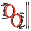 BK4 Set Plug & Play Balkonkraftwerk inkl. 800-Watt Micro-Wechselrichter, 2x 400Wp Solarmodul, 3m Schuko-Kabel mit Stecker, 2x Solarmodul Halterung