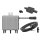 BK3 Komplett Set Plug & Play Balkonkraftwerk inkl. 800-Watt Micro-Wechselrichter, 2x 400Wp Solarmodul, 3m Schuko-Kabel mit Stecker 2x Solarmodul Halterung