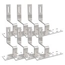 BK8 Mini-Kraftwerk inkl. 800 W Mikro-Wechselrichter, Ziegeldach Montage Set, 2x 400W Panel, 3m Schuko-Kabel mit Stecker, Solarmodul Schrägdach-Halterung