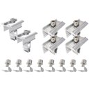 BK7 Mini-Balkon-Kraftwerk inkl. Mikro-Wechselrichter, Ziegeldach Montage Set, 2x 400W Panel, 3m Schuko-Kabel mit Stecker, Solarmodul Schrägdach-Halterung
