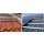 BK7 Mini-Balkon-Kraftwerk inkl. APSystems Mikro-Wechselrichter gedrosselt 600W, Ziegeldach Montage Set, 2x 400W Panel, 3m Schuko-Kabel mit Stecker, Solarmodul Schrägdach-Halterung