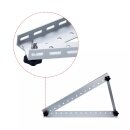 XXL-Aluminium Solarmodul Halterung bis 120cm Modulbreite - Solarmodul bis 600W - Neigungswinkel bis 45° Flachdach, Boden, Solarpanel, PV-Module Befestigung senkrecht oder waagerecht