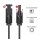 TRANGO 2er Set je 5m in Rot & Schwarz ST-0115-5M*RS Verlängerung Solarkabel 6mm² Solarpanel Verbindungskabel Solarstecker, Spannung 1500V IP68 Wasserdicht Solarmodul Verlängerungskabel